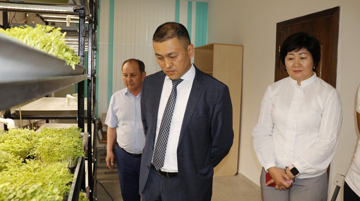 Laboratory "Hydroponics" launched at Altynsarin Institute